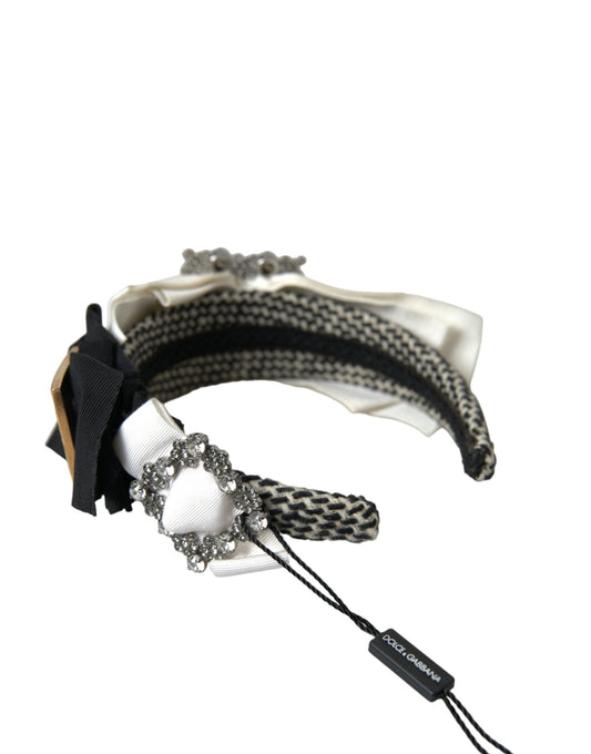 Dolce &amp; Gabbana Mehrfarbiges, mit Kristallen verziertes Damen-Stirnband-Diadem