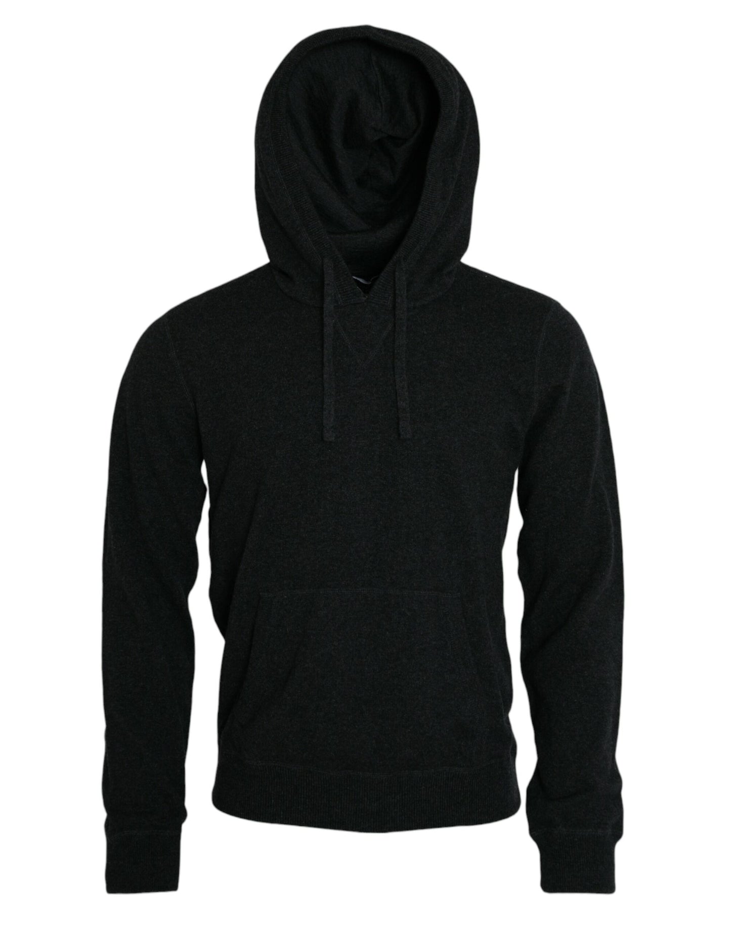Dolce &amp; Gabbana Dunkelgrauer Kaschmir-Kapuzenpullover