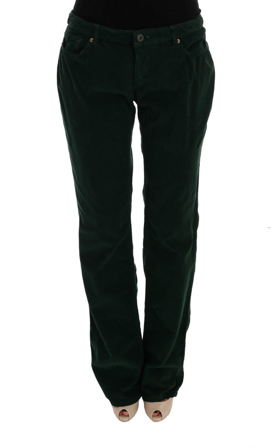Dolce &amp; Gabbana Grüne Cordjeans aus Baumwolle