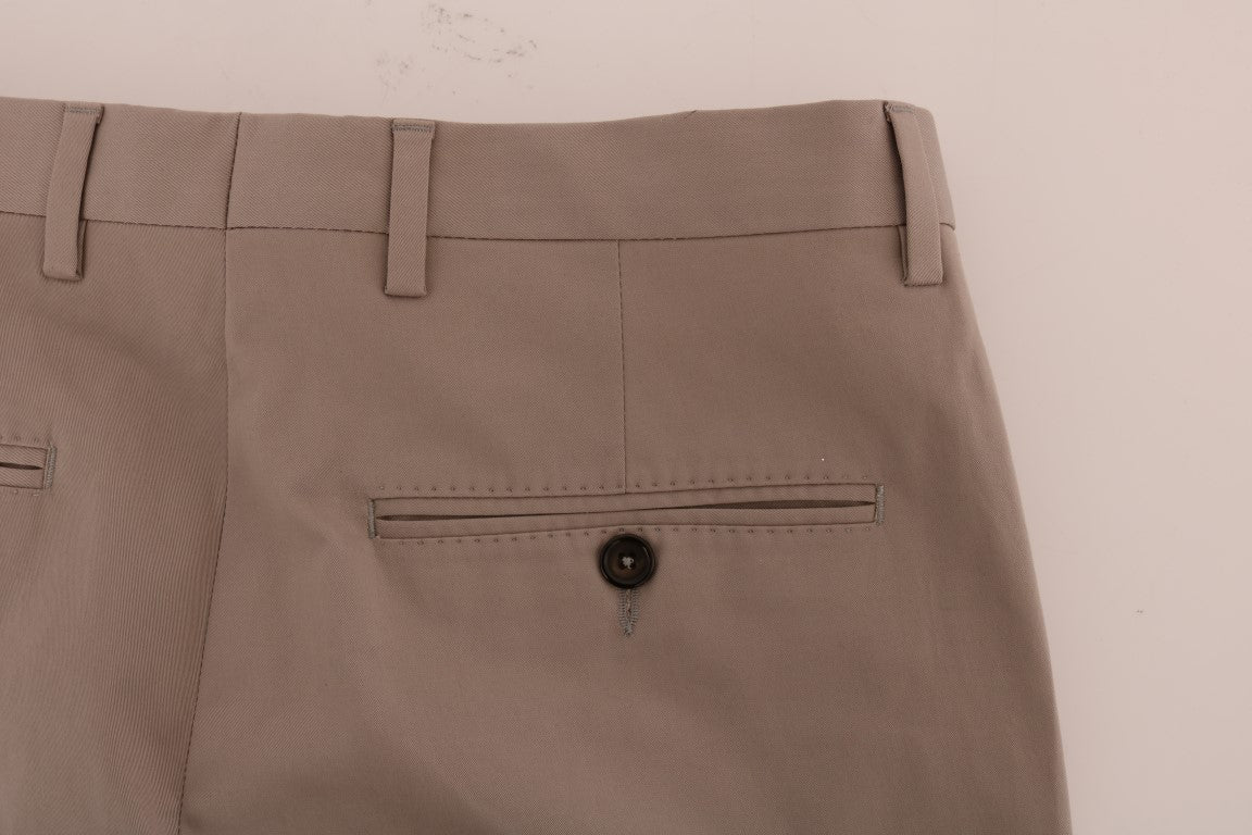 Dolce &amp; Gabbana Beige Chinos aus Baumwollstretch