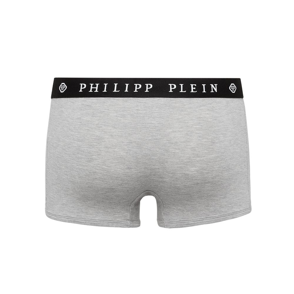 Philipp Plein – Braunes Baumwoll-Boxerpaket für Herren