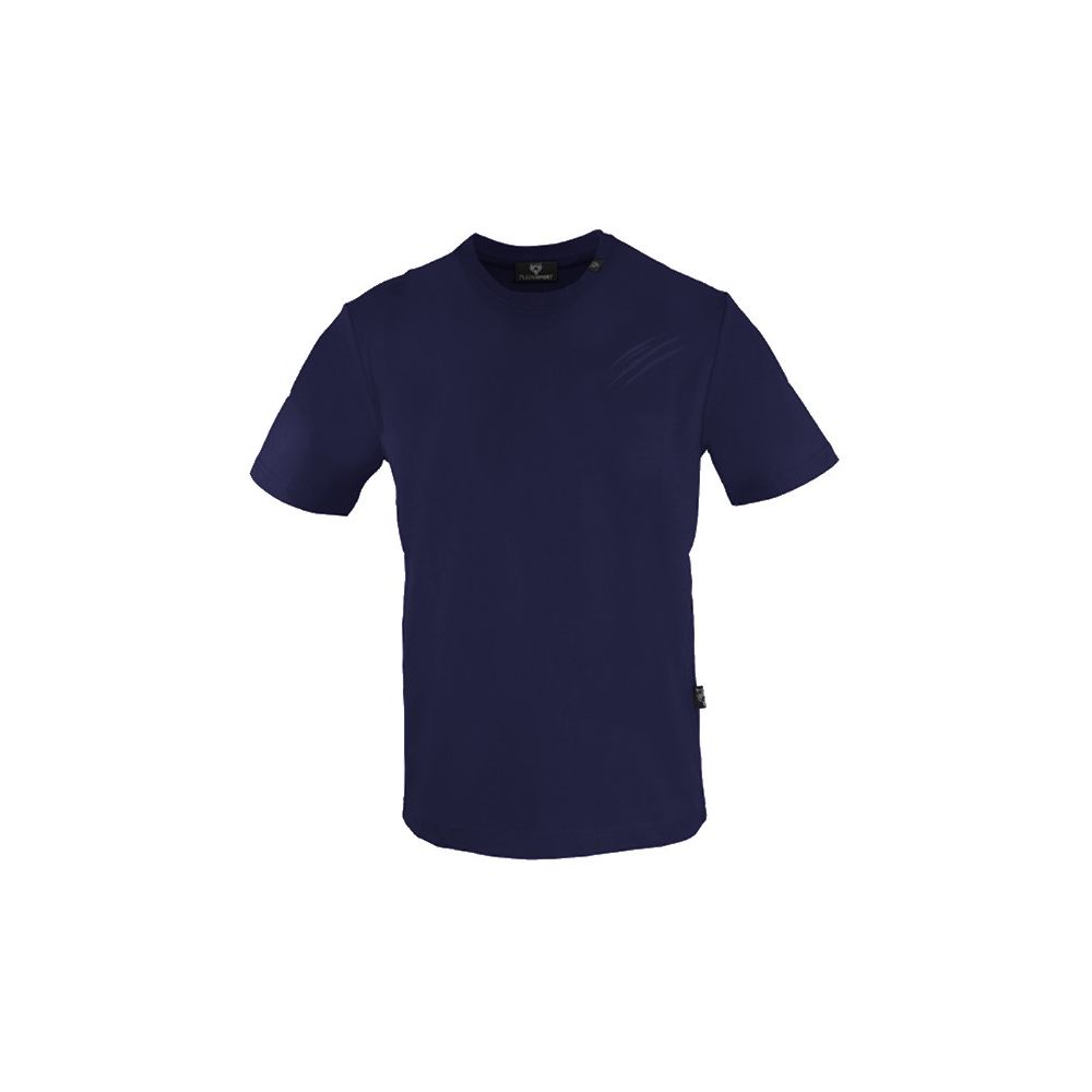 Plein Sport Herren-T-Shirt aus blauer Baumwolle