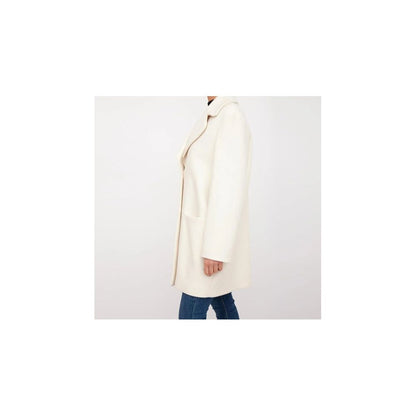 Love Moschino Chic – Langer Wintermantel „Elegance“ in Weiß