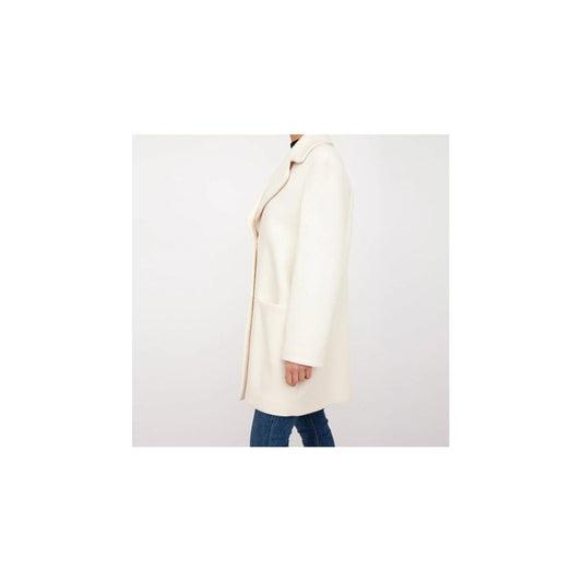 Love Moschino Chic – Langer Wintermantel „Elegance“ in Weiß
