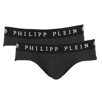 Philipp Plein – Schwarzes Herren-Boxershorts-Set aus Baumwolle