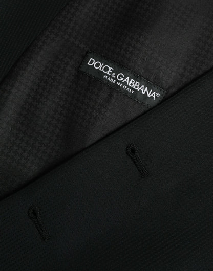 Dolce &amp; Gabbana Schwarze Wollweste, formelle Weste