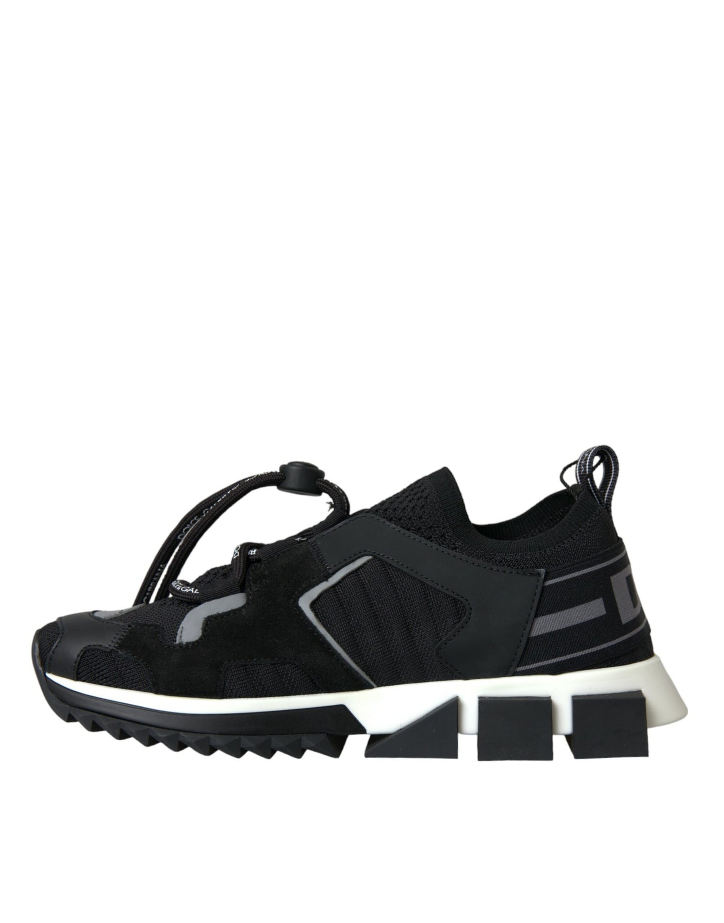 Dolce &amp; Gabbana Sorrento Trekking-Sneakers aus schwarzem Mesh