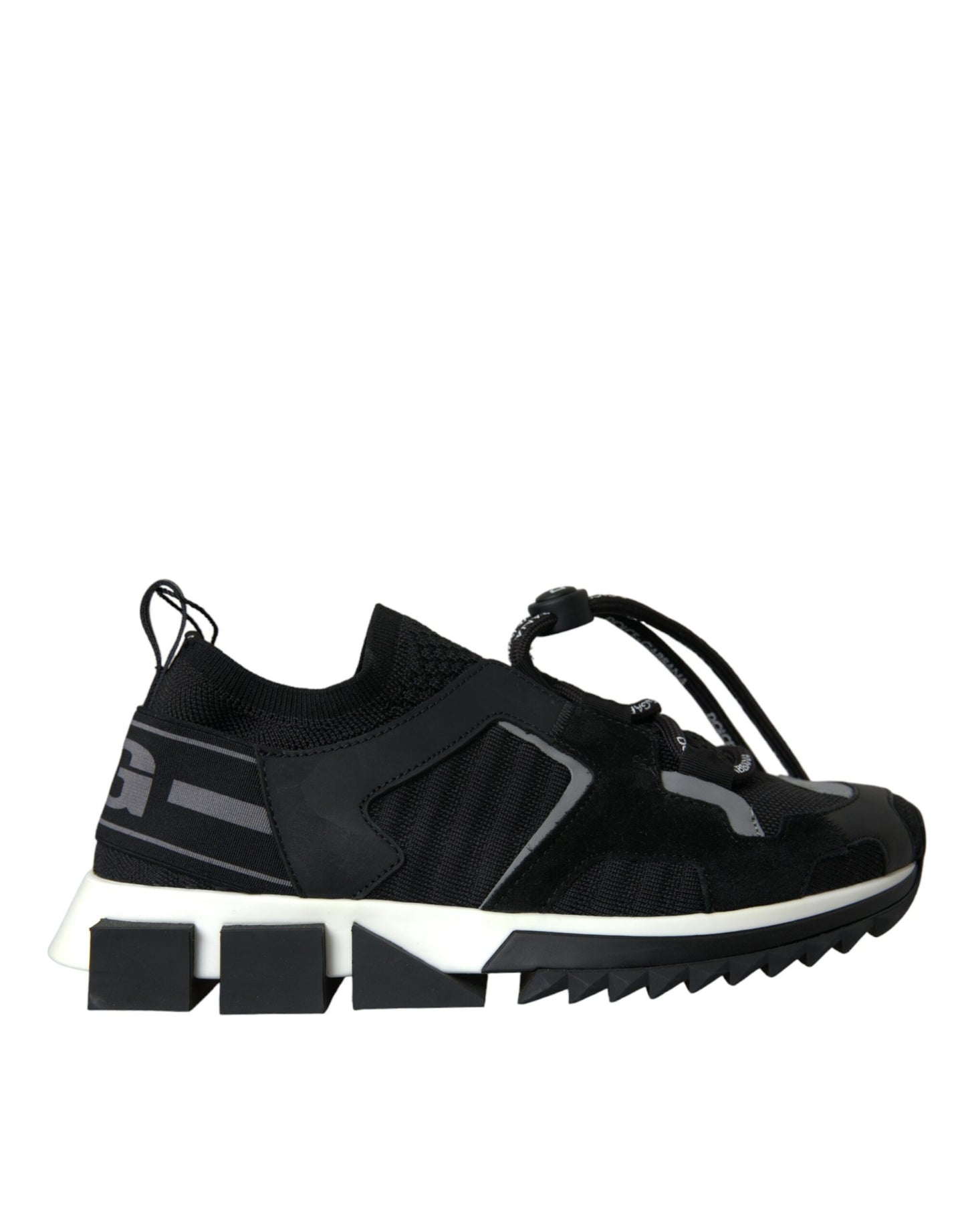 Dolce &amp; Gabbana Sorrento Trekking-Sneakers aus schwarzem Mesh