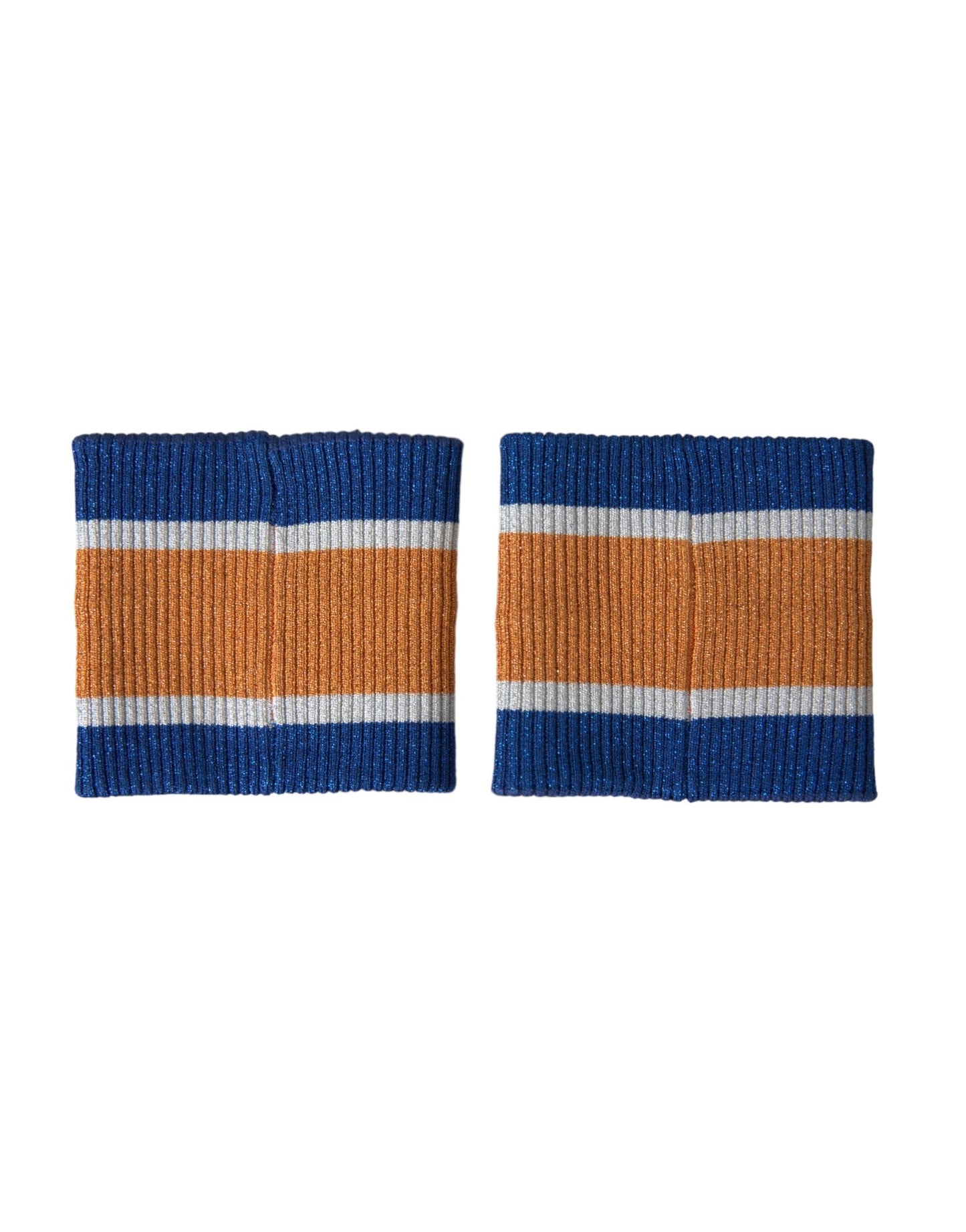 Dolce &amp; Gabbana – Viskose-Armband mit mehrfarbigem Logo und Pailletten