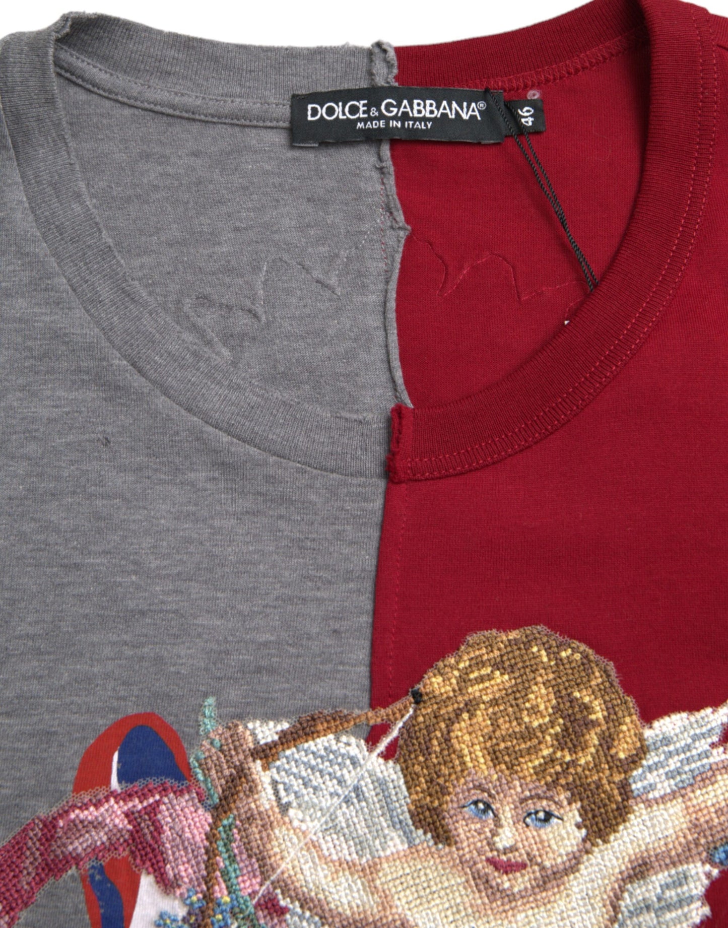 Dolce &amp; Gabbana Multicolor Graphic Short Sleeve T-shirt