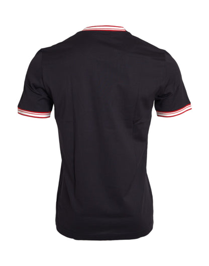 Dolce &amp; Gabbana Black Cotton 2019 Year of the Pig T-shirt