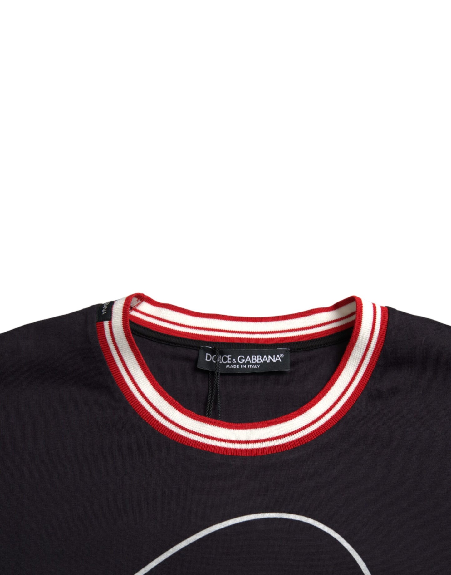 Dolce &amp; Gabbana Black Cotton 2019 Year of the Pig T-shirt