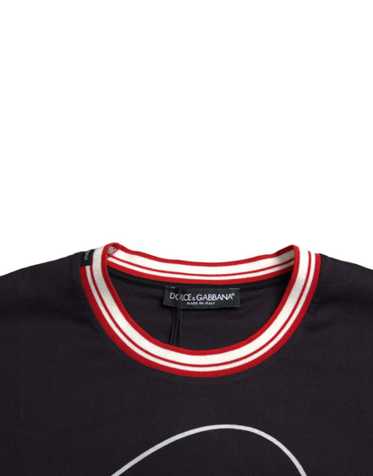 Dolce &amp; Gabbana Black Cotton 2019 Year of the Pig T-shirt