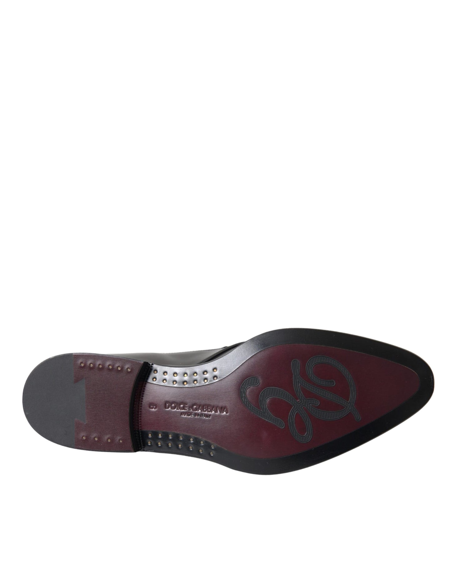 Dolce &amp; Gabbana – Derby-Schuhe aus schwarzem Leder für formelle Anlässe