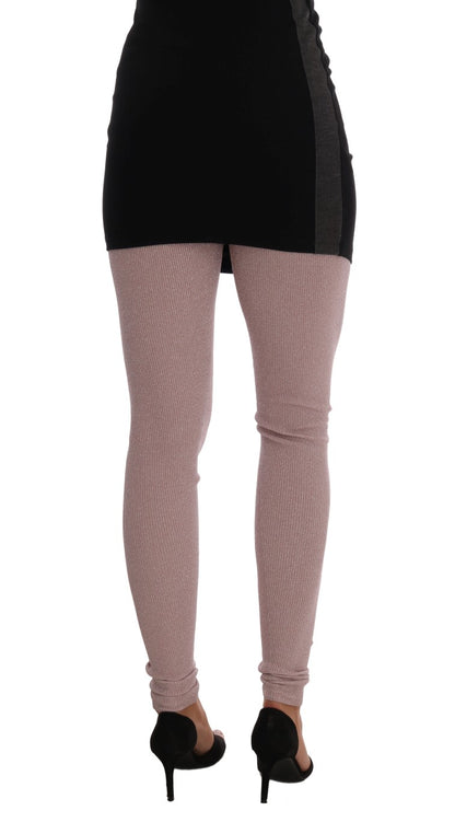 Dolce &amp; Gabbana – Strumpfhose mit Stretchbund in Rosa