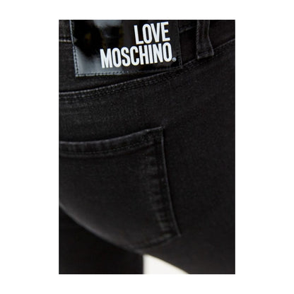 Love Moschino Schwarze Baumwolljeans für Damen