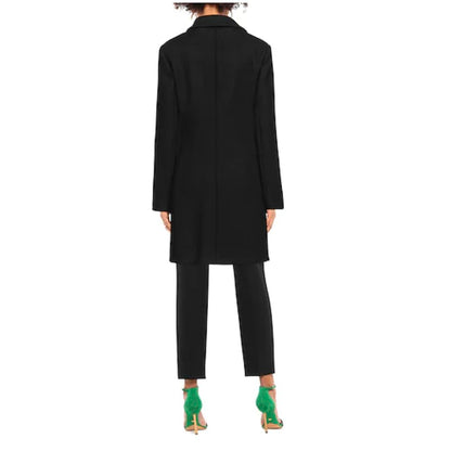 Love Moschino Schwarzer Wollmantel für Damen