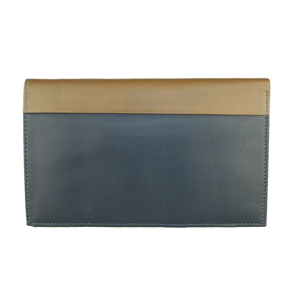 Cavalli Class Herren-Geldbörse aus blauem Leder