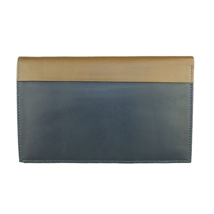 Cavalli Class Herren-Geldbörse aus blauem Leder