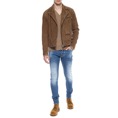 Dsquared² Herren-Jeans im Used-Look aus blauer Baumwolle