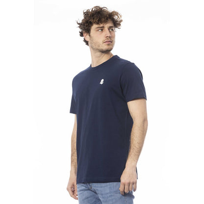 Invicta Blaues Baumwoll-T-Shirt für Herren