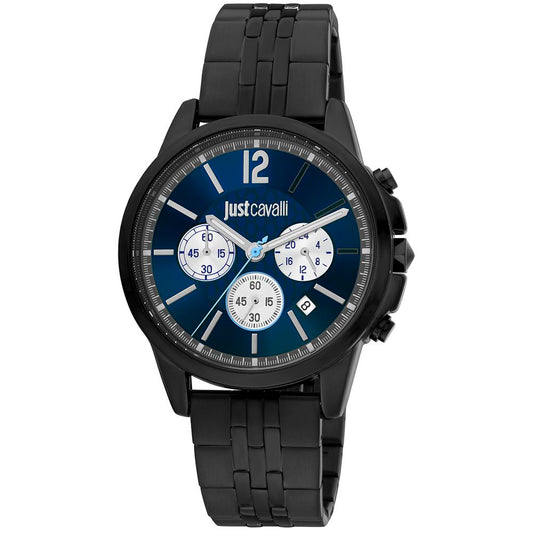 Just Cavalli Schwarze Herrenuhr