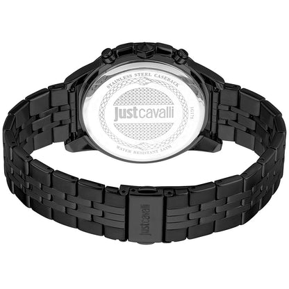 Just Cavalli Schwarze Herrenuhr