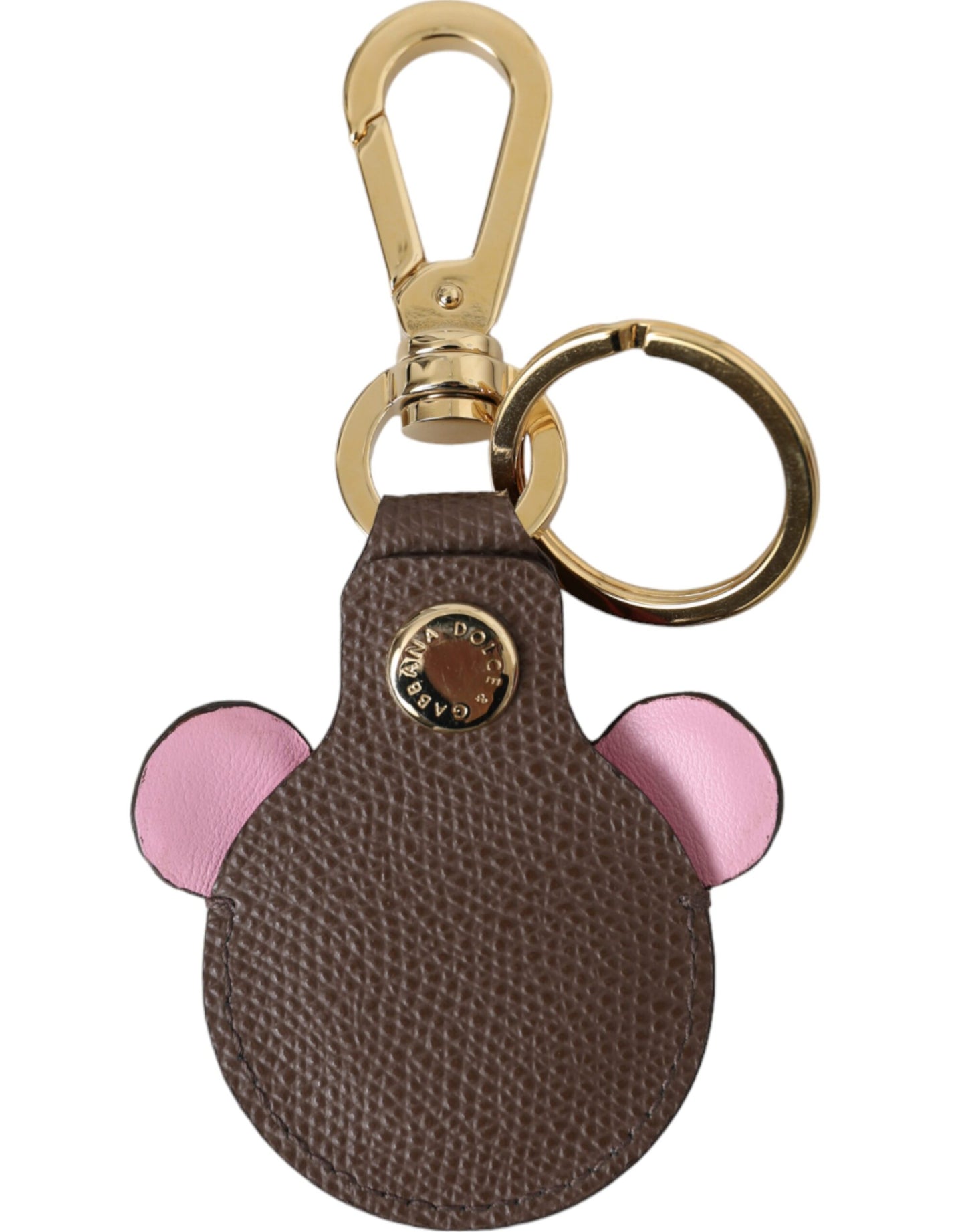 Dolce &amp; Gabbana Multicolor Dauphine Calfskin DG Logo Keyring Keychain