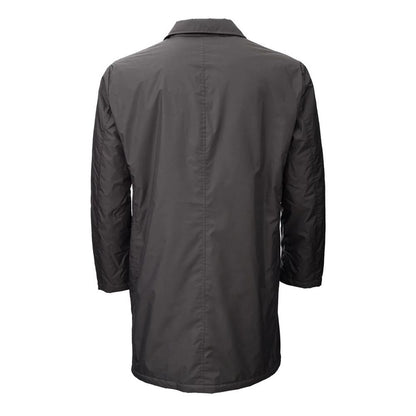 Braune Polyesterjacke hinzufügen
