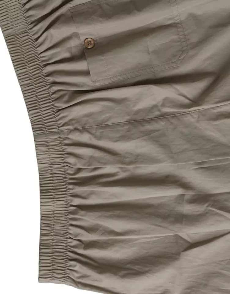 Dolce &amp; Gabbana – Boxershorts aus brauner Baumwolle in regulärer Passform