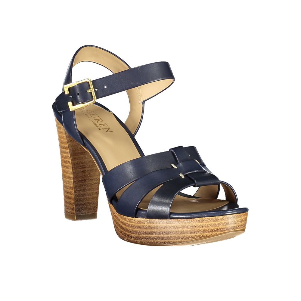 Ralph Lauren – Blaue Ledersandale