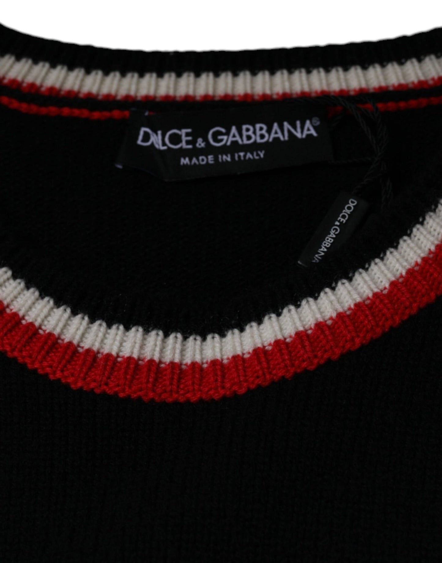 Dolce &amp; Gabbana – Pullover „Pig of the Year“ aus schwarzem Kaschmir