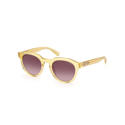 Guess – Gelbe Sonnenbrille aus Kunststoff