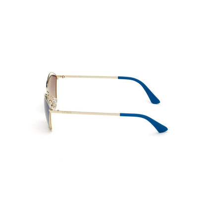 Guess – Sonnenbrille aus goldenem Metall