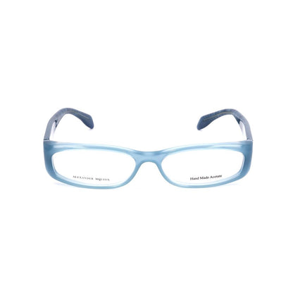 Alexander McQueen Blaue Acetatrahmen