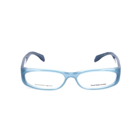 Alexander McQueen Blaue Acetatrahmen