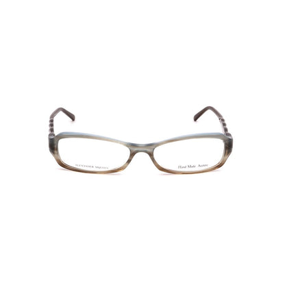 Braune Acetat-Rahmen von Alexander McQueen