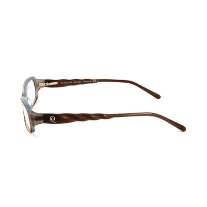 Braune Acetat-Rahmen von Alexander McQueen