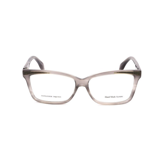 Alexander McQueen Graue Acetatrahmen