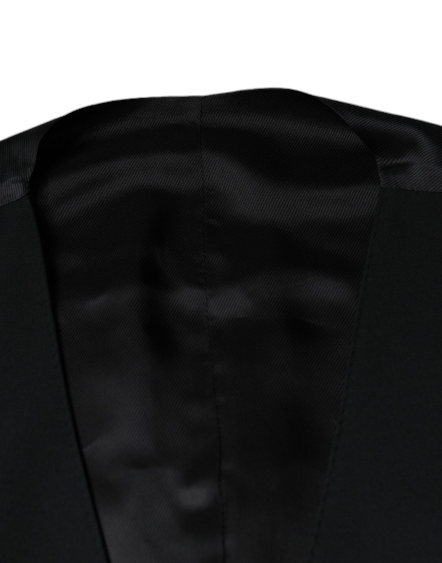 Dolce &amp; Gabbana Schwarze Weste aus Wolle für formelle Anlässe für Herren