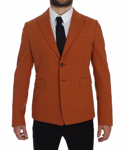 Dolce &amp; Gabbana Oranger Baumwoll-Stretch-Blazer