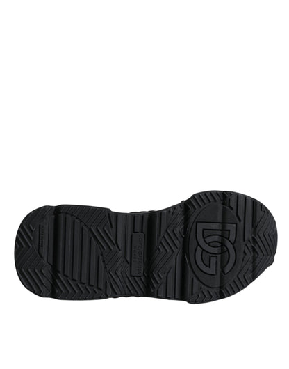 Dolce &amp; Gabbana – Schwarze Daymaster-Sneakers aus Strick