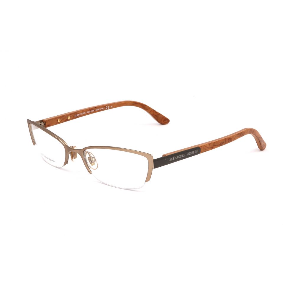 Braune Metallrahmen von Alexander McQueen
