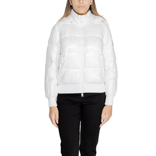 Armani Exchange – Weiße Polyamidjacken und -mäntel