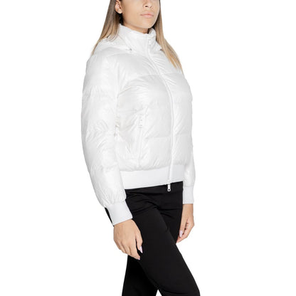 Armani Exchange – Weiße Polyamidjacken und -mäntel