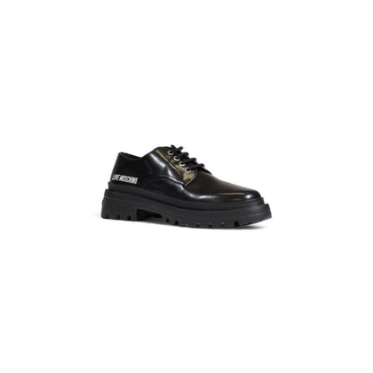 Love Moschino Schwarze Polyethylen-Plattform