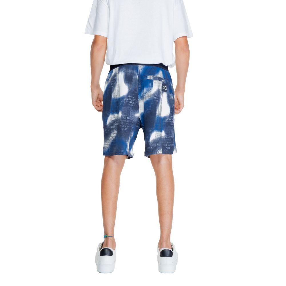 Armani Exchange – Blaue Baumwoll-Bermuda