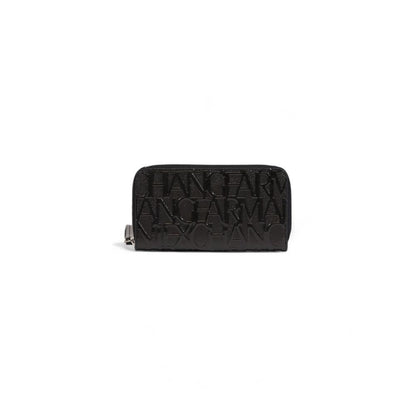 Armani Exchange – Schwarze Polyester-Geldbörse