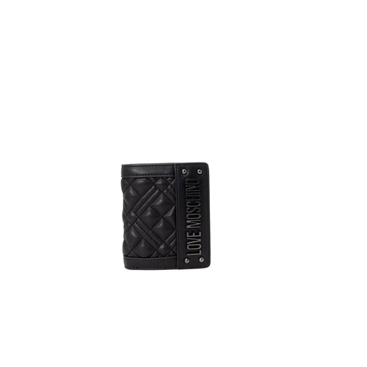 Love Moschino – Schwarze Geldbörse aus Polyethylen