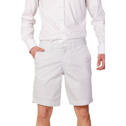 Armani Exchange – Weiße Baumwoll-Bermuda